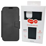 Tech21 EvoLite Wallet Case for iPhone 12 iPhone 12 Pro Cover Card Slot Black