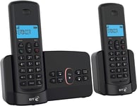 Twin Handset Cordless Phone with Answering Machine & Call Block