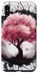 Coque pour iPhone XS Max Belle Aquarelle Arbre De Fleurs De Cerisier Du Japon