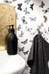 Mimou - Tapet Butterfly - Vit