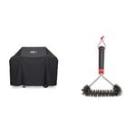Weber Housse pour Barbecue - Housse de Protection pour Barbecues Spirit/Spirit II 300 et 200 & 12" Three-Sided Grill Brush