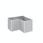 Biohort Planteringslåda Belvedere Midi 61x102x102 cm Planteringsbädd MIDI storlek L100 metallic silver B139230