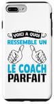 Coque pour iPhone 7 Plus/8 Plus Voici à quoi ressemble coach parfait Cadeau Coach