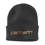 Carhartt Beanie Hat Acrylic Watch Winter Logo Black