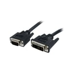 Startech .com Câble écran DVI vers VGA - DVI-A (M) HD15 2m Cordon 2 m (D-Sub) Nickel Noir Mâle/Mâle