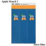 Apple Pencil Stickers Painted Sticker Touch Stylus Pen Navy Blue 1