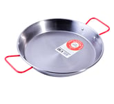 28cm Polished Steel PAELLA PAN Garcima - UK STOCK - FREE NEXT DAY DELIVERY