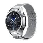 Samsung Gear S3 Frontier / urlänk smartklocka rostfri stål klocka meshlänk - Silver Silver/Grå