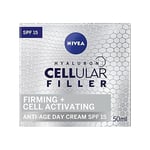 NIVEA Hyaluron Cellular Filler Anti-Age Day Cream SPF 15 50ml Packaging may vary