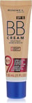 Rimmel London BB Cream with Brightening Effect, Light, 30Ml, Pink