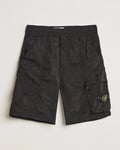 Stone Island Nylon Metal Drawstring Cargo Shorts Black