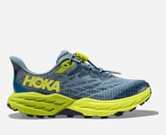 HOKA Speedgoat 5 Chaussures pour Enfant en Stone Blue/Dark Citron Taille 40 2/3 | Trail