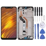 GGAOXINGGAO Mobile Phones Replacement LCD Screen LCD Screen and Digitizer Full Assembly with Frame for Xiaomi Pocophone F1 Cell Phone LCD Display (Color : Black)