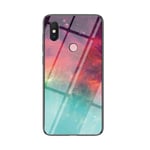 Multicolor Case for Xiaomi Black Shark 2 Pro Case Gradient Clear Tempered Glass Cover Case Compatible with Xiaomi Black Shark 2 Pro (Colour Starry)