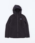 PATAGONIA W'S R2 CROSSTRATA HOODY BLACK Dam BLACK