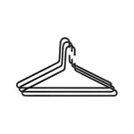 Essem Design Triangel galge 3-pack Svart