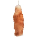1 st rävpälshänge, fluffig svans nyckelring, rävsvans nyckelkedja, väska dekoration hänge, bilnyckelhänge, mjuk plysch nyckelring 40cm