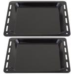 Baking Tray Enamelled Pan for BRITANNIA HOMARK PRIMA Oven Cooker 448 x 360mm x 2