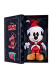 Simba 6315870305 Disney Mickey Mouse Père Noël, Édition Décembre, Exclusivité Amazon, Figurine en Peluche 35 cm, Coffret Cadeau, Édition Limitée Collector