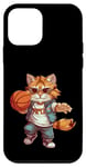 iPhone 12 mini cool basketball cat Case