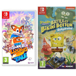 New Super Lucky's Tale NSW (Nintendo Switch) & SpongeBob Squarepants: Battle For Bikini Bottom - Rehydrated (Switch) (Nintendo Switch)