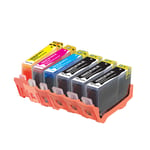 6 Ink Cartridge For HP Photosmart B109d AIO B109f B109n Wireless B109q 364XL
