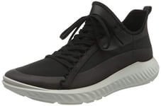 ECCO Men's ST1 Llte Black Textile Sneaker, 9.5-10 UK