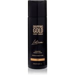 Dripping Gold Luxury Tanning Lotion Fugtgivende brunings lotion til dyb solbruning Skygge Dark 200 ml