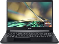 Acer Aspire 7 A715-43G Ordinateur Portable 15,6'' FHD, PC Portable (AMD Ryzen 5 5625U, RAM 16 Go DDR4, SSD 512Go, NVIDIA GeForce RTX 3050, Windows 11 Famille) - Clavier AZERTY, Laptop Noir