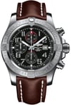 Breitling Watch Super Avenger II Steel Leather Tang Type