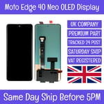 Motorola Moto Edge 40 Neo XT2307-1 OLED LCD Display Screen Touch Digitizer