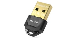 Maxuni Bluetooth 5.0 USB Dongle Adapter for PC, Bluetooth Receiver (0-32)