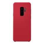 Coque silicone unie Soft Touch Rouge compatible Samsung Galaxy S9 Plus - Neuf