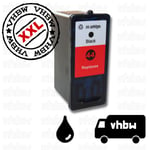 vhbw Cartouche d'encre noir remplacement pour Lexmark 42, 42a, 44, 44XL (rechargeable, 18ml)