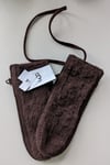 Brand New UGG Women's Exposed Sheepskin Mitten Burnt Cedar Handmade S M UK Stock