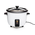 Tristar Cuiseur à riz RK-6117-0,6 litre - Fonction de maintien au chaud,300w,0.6l,18 x 18 x 18cm,noir,blanc