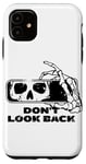 iPhone 11 Don't Look back Grim reaper Rear view mirror Death Aesthetic Case