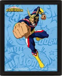 Pan Vision My Hero Academia 3D-plakat (Allmight)