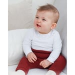 Cutipie Pants by DROPS Design - Baby Bukser Strikkeoppskrift str. 0/1  - 3/4 år