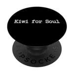 Dactylographie minimaliste Kiwi for Soul PopSockets PopGrip Interchangeable
