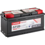 Accurat Semi Traction ST120 Batterie Décharge Lente 12V 120Ah AGM Solaire 392 x 175 x 190 mm