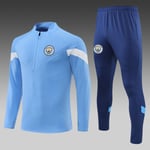 22-23 New Season Manchester City Långärmad tröja för vuxna/barn 14#