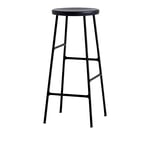 HAY - Cornet Bar Stool High - Soft Black