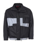 Hugo Mens Boss Batu2111 Jacket in Black Silver - Size Medium