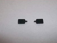 Greenhills Reproduction Black Wing Mirror Pair for Scalextric Ford Fiesta XR2i -