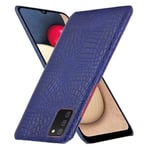 FTRONGRT cellphone case for Oppo Find X3 Lite case, PC+ leather wrapped protective shell, Anti-drop, Suitable for Oppo Find X3 Lite mobile phone protective case.Dark Blue