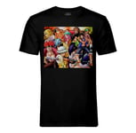 T-Shirt Homme Col Rond One Piece Manga Equipage Pirate Anime Japon