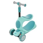 uMove 3-in-1 Scooter, Ride-On & Rocker - Teal Blue