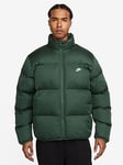 Nike Club Puffer Jacket - Green, Green, Size S, Men