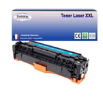 Toner compatible avec HP LaserJet Pro CM1415, CM1415fn remplace HP CE321A Cyan- 1 400p - T3AZUR